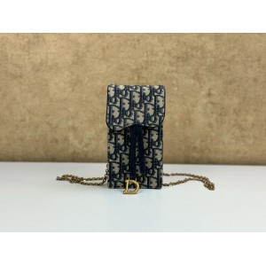 DIOR VERTICAL SADDLE POUCH